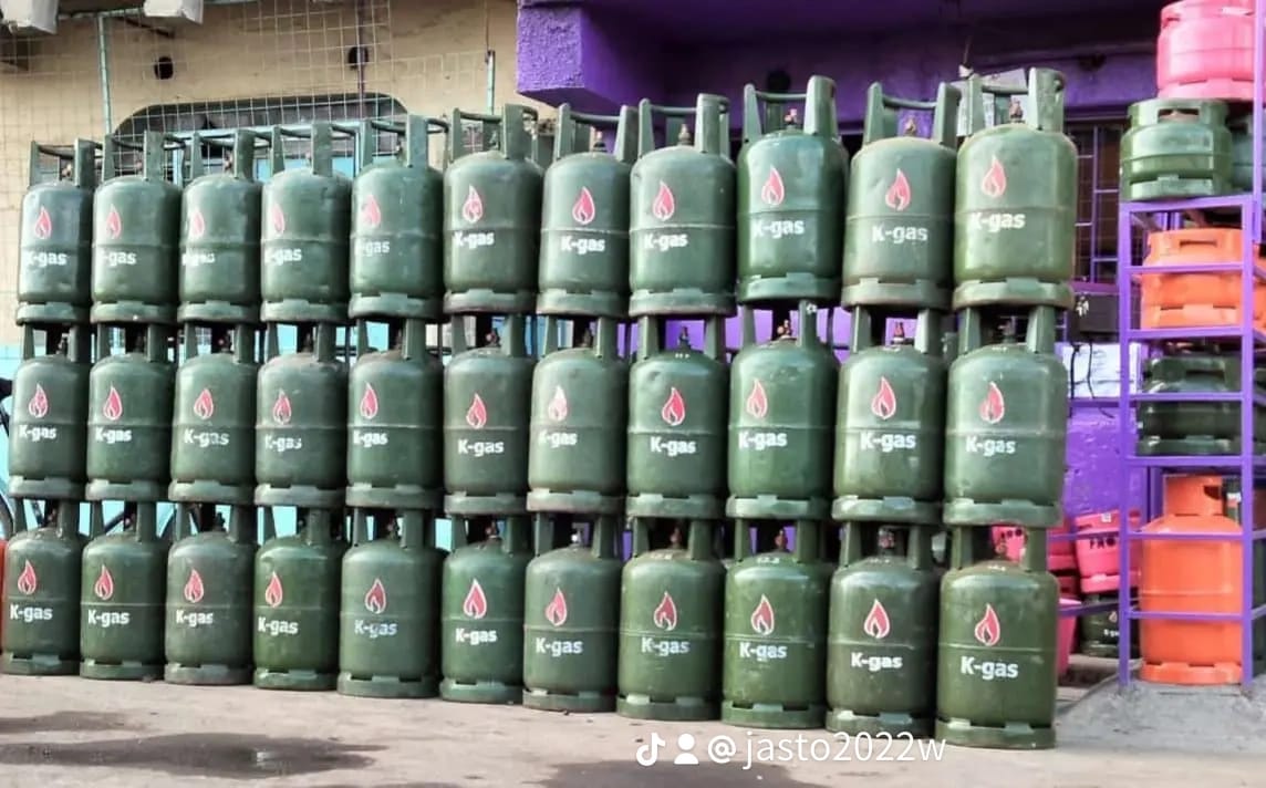 K-Gas cylinders ready to deliver